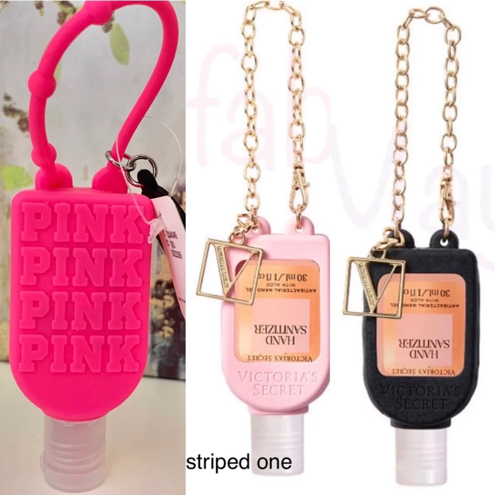 Victoria’s Secret Gel Sanitizer Holders X3 Pink vs